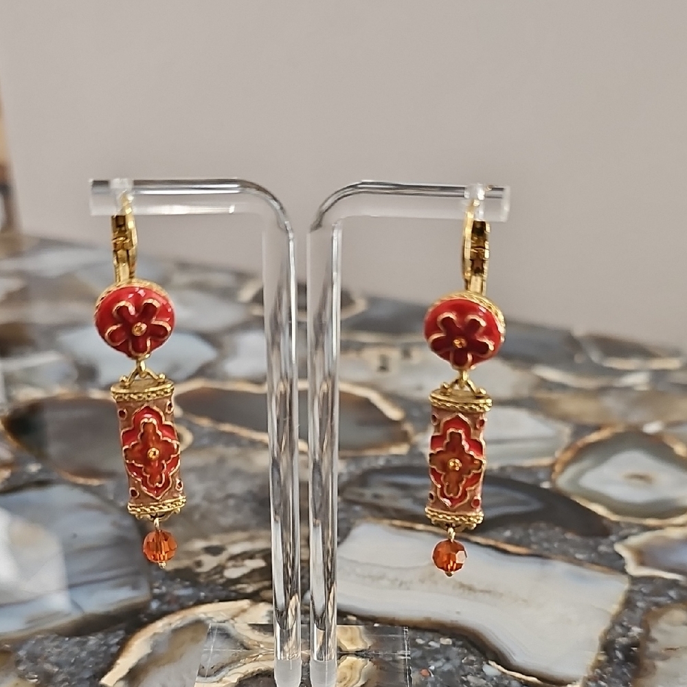 Joan Rivers Leverback Earrings